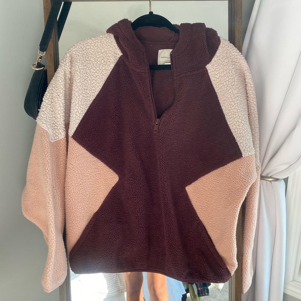 American Eagle Sherpa Quarter Zip
